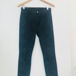 Jen7 for 7 For All Mankind Print Skinny Jeans